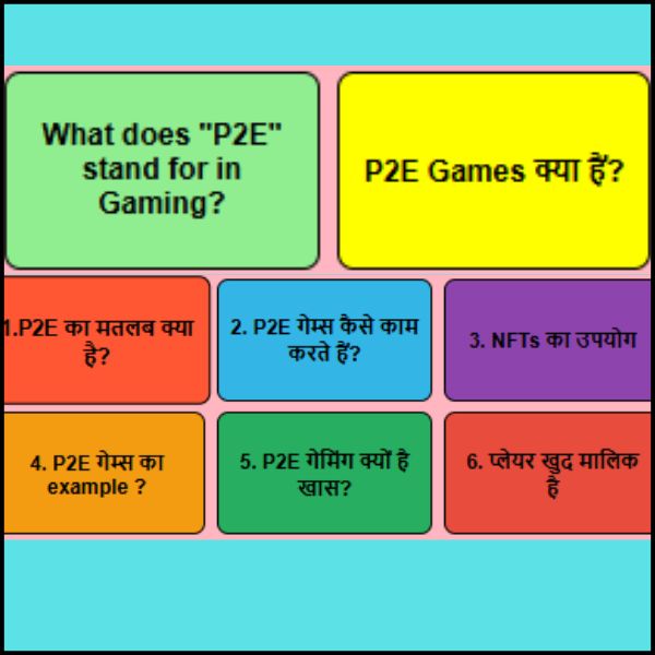 What does "P2E" stand for in Gaming?