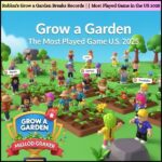 Roblox's Grow a Garden Breaks Records || Most Played Game in the US 2025
