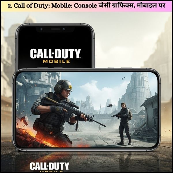 2. Call of Duty Mobile Console जैसी ग्राफिक्स, मोबाइल पर
