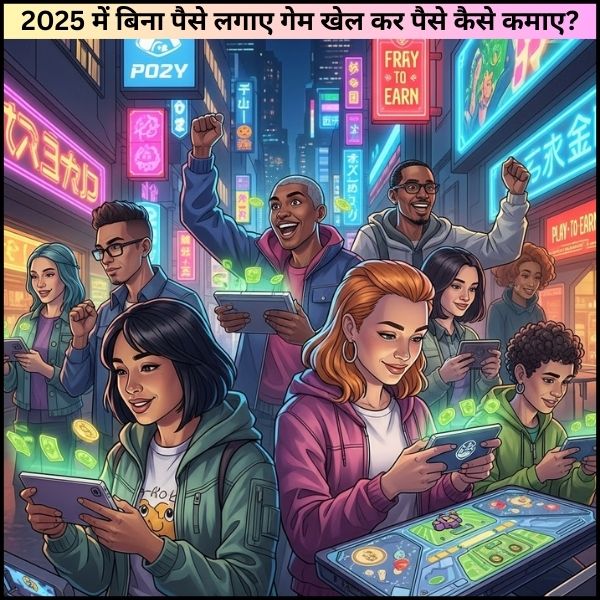 2025 में बिना पैसे लगाए गेम खेल कर पैसे कैसे कमाए