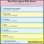 Bina Paisa Lagane Wala Game 20+ Apps 2025