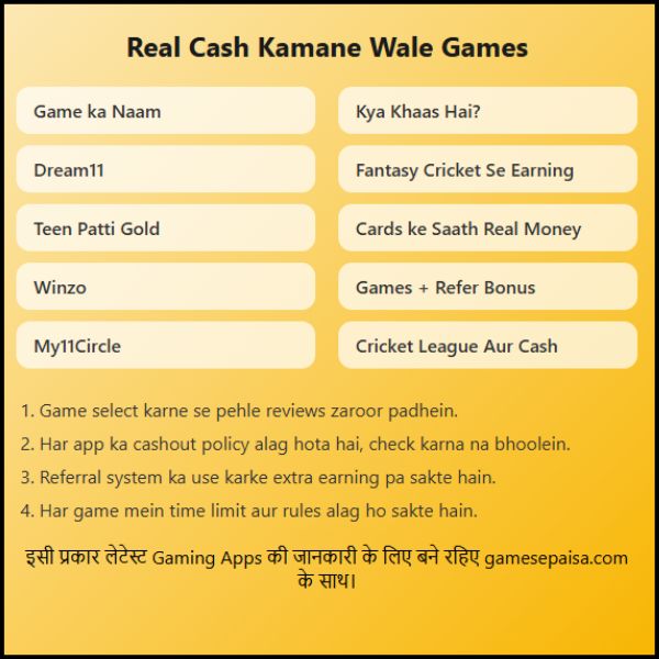 Games Khelo Aur Real Cash Jeeto – जानिए कैसे (2)