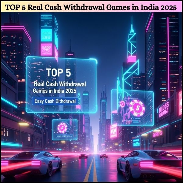 TOP 5 Real Cash Withdrawal Games in India 2025