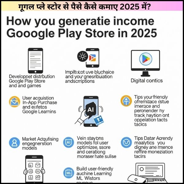 गूगल प्ले स्टोर से पैसे कैसे कमाए 2025 में?