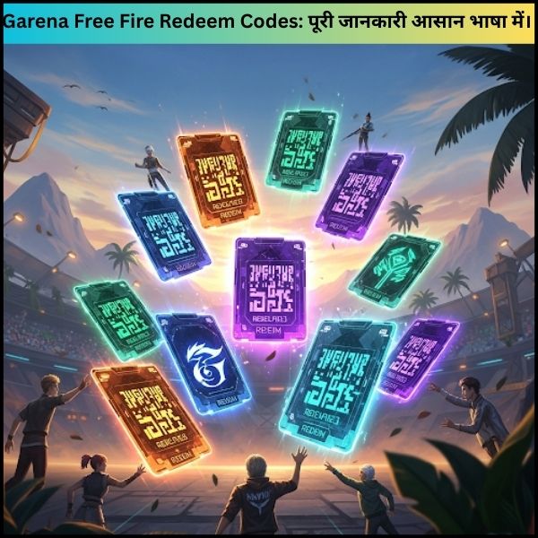 Garena Free Fire Redeem Codes पूरी जानकारी आसान भाषा में। (2) Garena Free Fire Redeem Codes पूरी जानकारी आसान भाषा में।