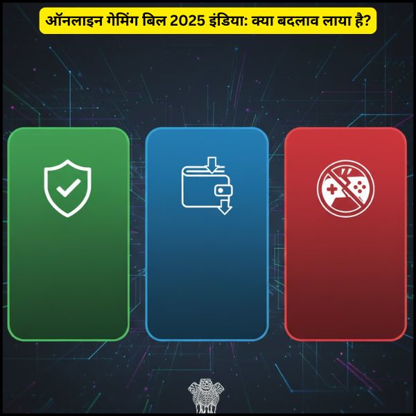 ऑनलाइन गेमिंग बिल 2025 इंडिया क्या बदलाव लाया है
