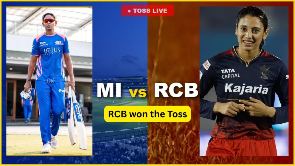 MI vs RCB WPL 2026 Toss Live Playing 11 Prediction & Who Will Win Opener