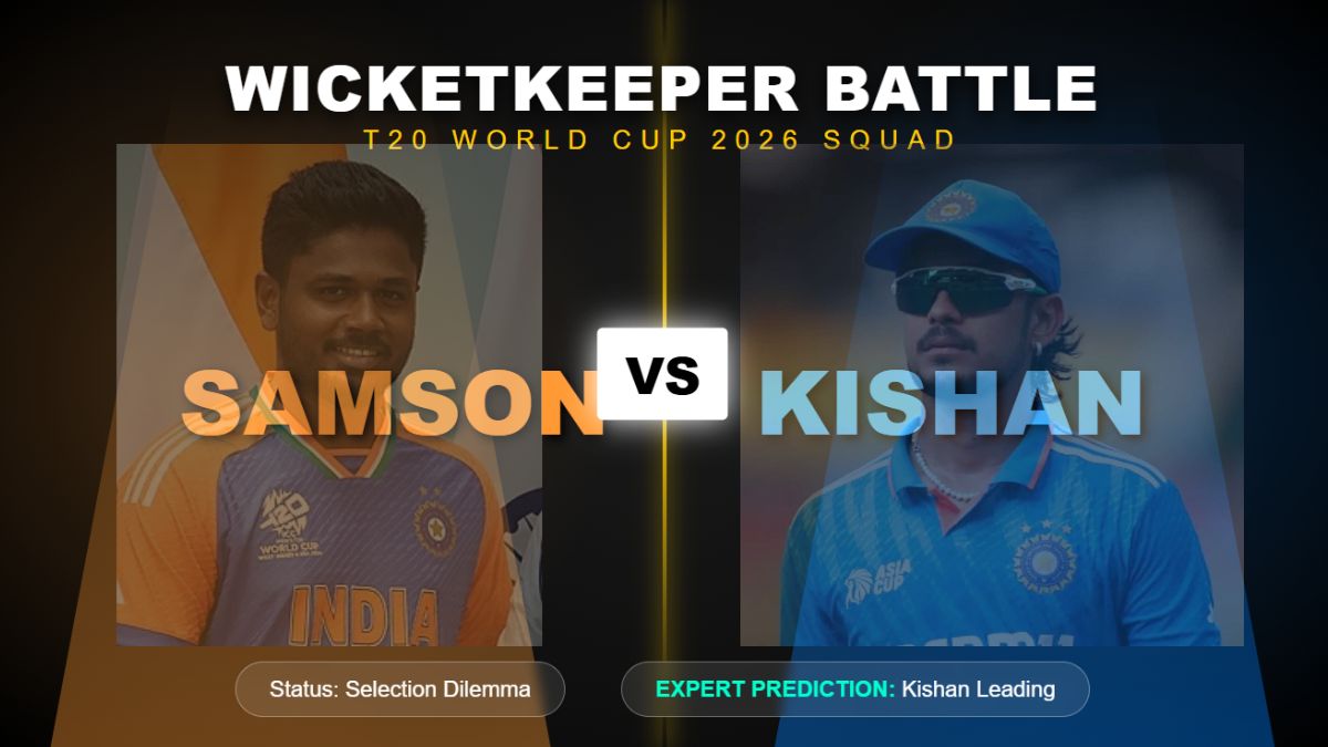 Sanju Samson T20 World Cup 2026 Squad में Kishan vs Samson Wicketkeeper Battle – Expert Prediction