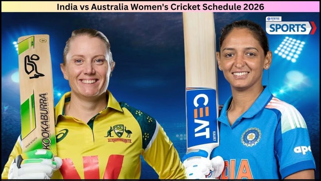 India vs Australia Women's Cricket Schedule 2026