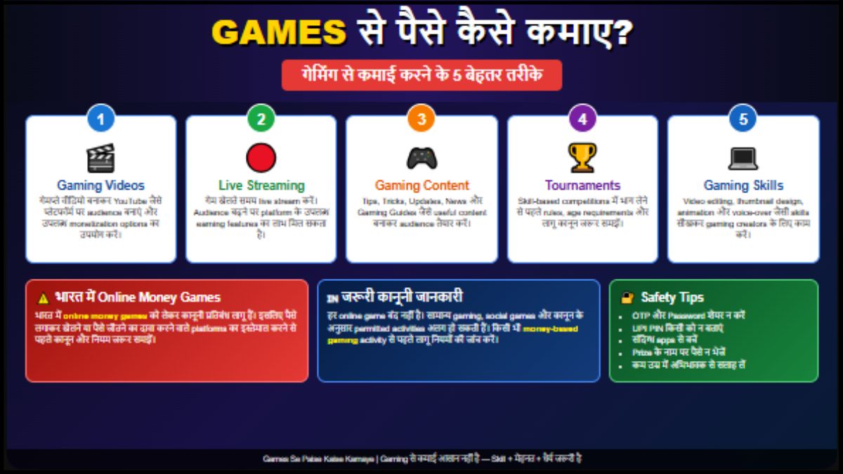 Games Se Paise Kaise Kamaye