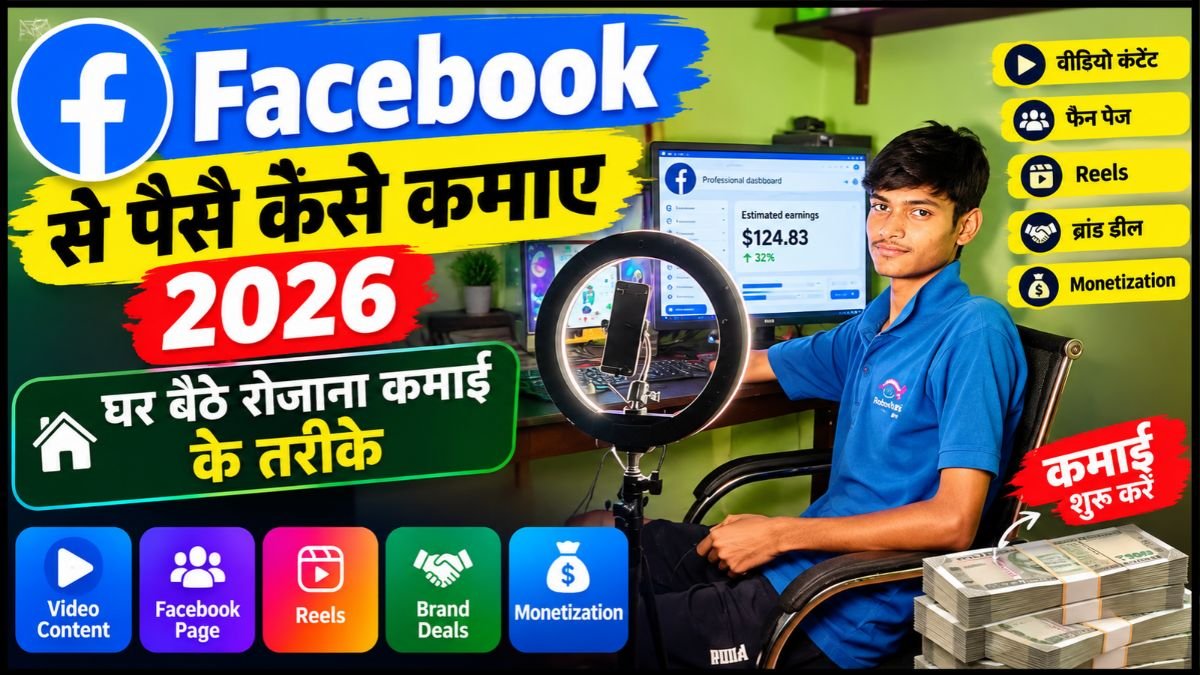Facebook Se Paise Kaise Kamaye 2026 – घर बैठे रोजाना कमाई के तरीके